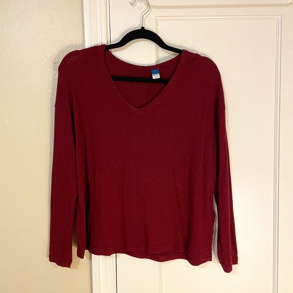 Old Navy Burgundy Sweater (Size S)